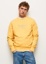 Shine Printed Logo Cotton Jumper Pepe Jeans L20F2F888 Men