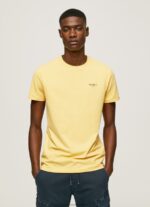 Shine Printed Logo Cotton T-Shirt Pepe Jeans L20F2F943 Men