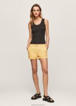 Shine Regular Fit Cotton Shorts Pepe Jeans L20F2F518 Women