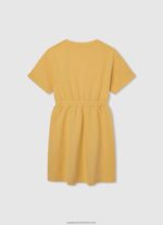 Shine Rounded Collar Mini Dress Pepe Jeans L20F2F1389 Girl - Image 2