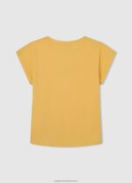 Shine Strass Logo Cotton T-Shirt Pepe Jeans L20F2F1433 Girl - Image 2