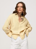 Shine Striped Print Regular Fit Shirt Pepe Jeans L20F2F347 Women