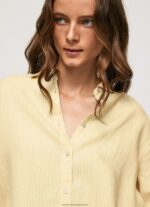 Shine Striped Print Regular Fit Shirt Pepe Jeans L20F2F347 Women - Image 3