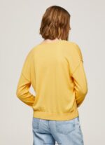 Shine V Neckline Relaxed Fit Jersey Pepe Jeans L20F2F257 Women - Image 4