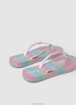 Silver Dorset Milana Beach Flip Flops Pepe Jeans L20F2F1349 Girl - Image 4