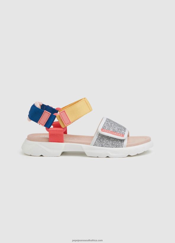 silver_ventura_sandal_sports_sandals_pepe_jeans_l20f2f1339_girl.jpg Silver Ventura Sandal Sports Sandals Pepe Jeans L20F2F1339 Girl - Image 1