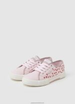 Soft Pink Brady Shine Basic Sneakers Pepe Jeans L20F2F1322 Girl - Image 3