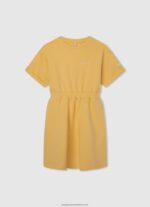 Soft Pink Degraded Stripes Mini Dress Pepe Jeans L20F2F1392 Girl - Image 5