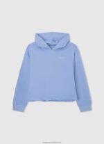 Soft Pink Logo Printed Cotton Jumper Pepe Jeans L20F2F1416 Girl - Image 4