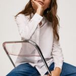 Soft Pink Striped Cotton Voile Shirt Pepe Jeans L20F2F323 Women