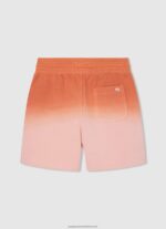 Squash Orange Colour Block Sports Shorts Pepe Jeans L20F2F1698 Boy - Image 2