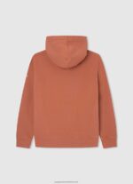 Squash Orange Cotton Hooded Jumper Pepe Jeans L20F2F1598 Boy - Image 2