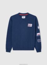 Squash Orange Cotton Hooded Jumper Pepe Jeans L20F2F1598 Boy - Image 4