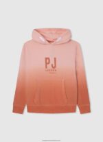 Squash Orange Faded Hooded Jumper Pepe Jeans L20F2F1583 Boy
