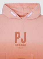 Squash Orange Faded Hooded Jumper Pepe Jeans L20F2F1583 Boy - Image 3