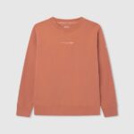 Squash Orange Garment Dye Cotton Jumper Pepe Jeans L20F2F1602 Boy