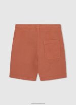 Squash Orange Logo Print Sporty Shorts Pepe Jeans L20F2F1687 Boy - Image 2
