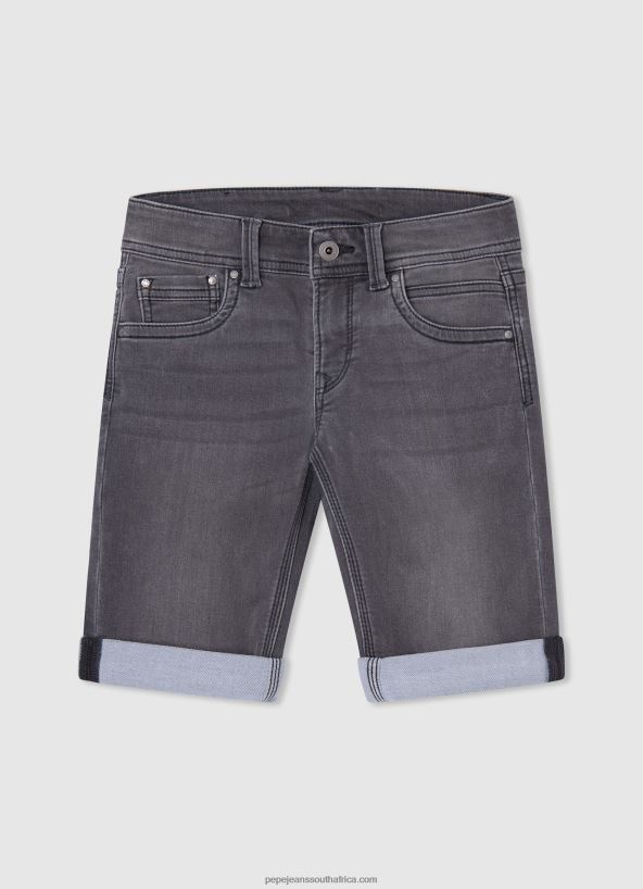 Squash Orange Logo Print Sporty Shorts Pepe Jeans L20F2F1687 Boy - Image 4