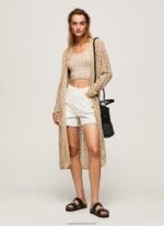 Stone Long Openwork Cardigan Pepe Jeans L20F2F234 Women