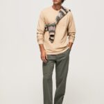 Stone Long Sleeved Cotton T-Shirt Pepe Jeans L20F2F913 Men