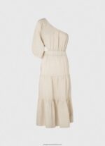 Stone Pua Asymmetrical Linen Dress Pepe Jeans L20F2F202 Women - Image 5