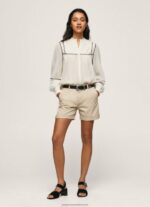 Stone Regular Fit Chino Shorts Pepe Jeans L20F2F524 Women