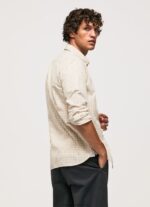 Stone Regular Fit Poplin Cotton Shirt Pepe Jeans L20F2F1042 Men - Image 4