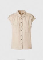 Stone Short Sleeved Utility Shirt Pepe Jeans L20F2F341 Women - Image 4
