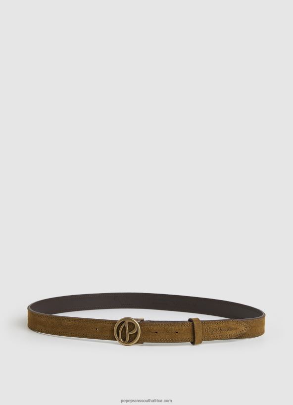 stowe_circular_logo_suade_belt_pepe_jeans_l20f2f764_women.jpg Stowe Circular Logo Suade Belt Pepe Jeans L20F2F764 Women - Image 1