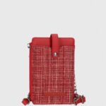 Studio Red Checkered Mobile Bag Pepe Jeans L20F2F728 Women