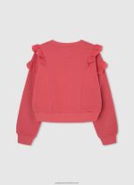 Studio Red Cotton Fleece Jumper Pepe Jeans L20F2F1403 Girl - Image 2