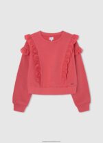 Studio Red Cotton Fleece Jumper Pepe Jeans L20F2F1403 Girl