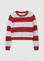 Studio Red Cotton Fleece Jumper Pepe Jeans L20F2F1403 Girl - Image 4