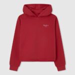 Studio Red Cotton Hoodie Pepe Jeans L20F2F1412 Girl