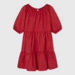 Studio Red Cotton Poplin Dress Pepe Jeans L20F2F1376 Girl