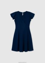 Studio Red Cotton Poplin Dress Pepe Jeans L20F2F1376 Girl - Image 5