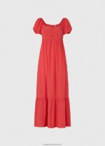 Studio Red Flowy Dress Pepe Jeans L20F2F150 Women - Image 5