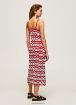 Studio Red Frida Zig-Zag Knit Dress Pepe Jeans L20F2F170 Women - Image 4