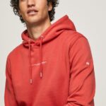 Studio Red Hooded Cotton Jumper Pepe Jeans L20F2F909 Men