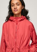 Studio Red Hooded Windbreaker Jacket Pepe Jeans L20F2F129 Women - Image 3