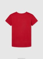 Studio Red Logo Print T-Shirt Pepe Jeans L20F2F1647 Boy - Image 2