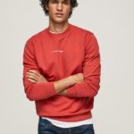Studio Red Logo Printed Cotton Sweatshirt Pepe Jeans L20F2F906 Men