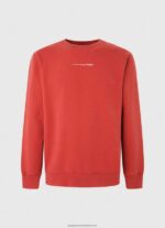 Studio Red Logo Printed Cotton Sweatshirt Pepe Jeans L20F2F906 Men - Image 5