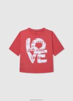 Studio Red Love Print T-Shirt Pepe Jeans L20F2F1444 Girl
