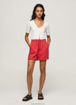 Studio Red Paper Bag Fit Shorts Pepe Jeans L20F2F533 Women
