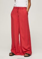 Studio Red Paper Bag Wide Trousers Pepe Jeans L20F2F303 Women - Image 2