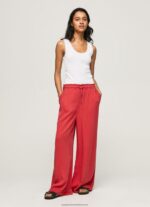 Studio Red Paper Bag Wide Trousers Pepe Jeans L20F2F303 Women