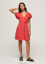 Studio Red Patrizia Crossed Collar Dress Pepe Jeans L20F2F166 Women