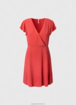 Studio Red Patrizia Crossed Collar Dress Pepe Jeans L20F2F166 Women - Image 5
