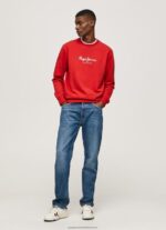 Studio Red Printed Logo Cotton Jumper Pepe Jeans L20F2F890 Men - Image 2